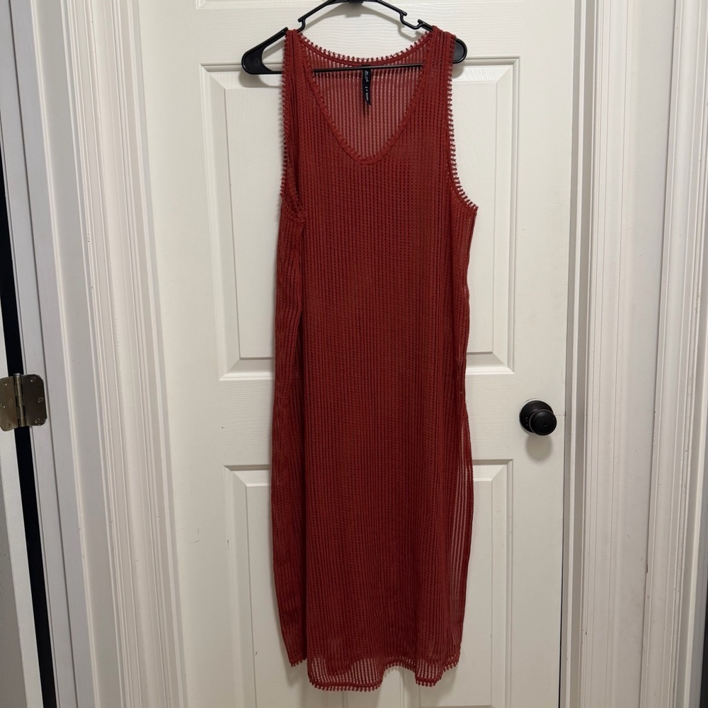 Urban Outfitters Out From Under Life's A Beach Crochet Maxi Dress, Size Small